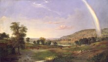 Robert S. Duncanson, Landscape with Rainbow (1859), Smithsonian American Art Museum Landscape with Rainbow SAAM-1983.95.160 1.tiff