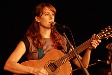 Laura Gibson at her second concert in Europe at the Kult in Niederstetten, 2009