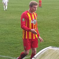 Moore playing for Lens B. Lens B - Lille B (04-04-2015) 20.jpg