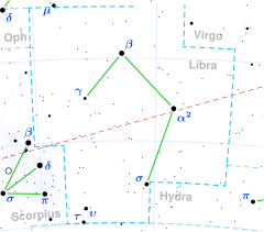 Libra صورت فلکی map.svg