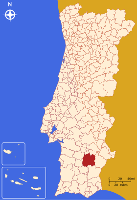 Localização de Município de Beja