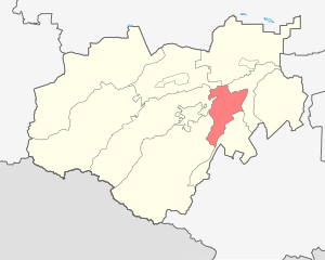 Distretto di Urvan sulla mappa