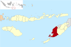 East Nusa Tenggara içindeki yer