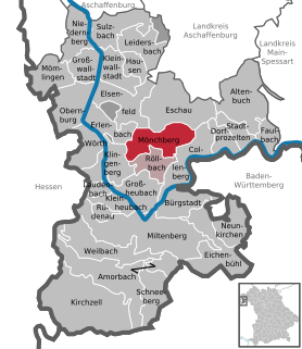 <span class="mw-page-title-main">Mönchberg</span> Municipality in Bavaria, Germany