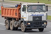 English: MAZ dump truck. Minsk, Belarus Беларуская: Грузавік МАЗ. Мінск, Беларусь Русский: Грузовой автомобиль МАЗ. Минск, Беларусь