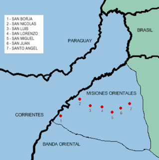 Misiones Orientales historical region of South America