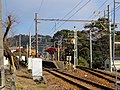 東幡豆駅プラットホーム