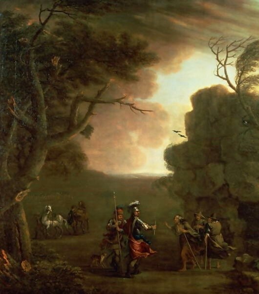 Macbeth and Banquo Meeting the Three Witches by John Wootton
