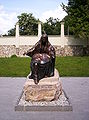 Memorial of the Hungarian revolution of 1956 in Köztársaság Liget, Pápa. Art by Klára Tóbiás, inaugurated on 2006-10-22. (source: Pápa és Vidéke 2006. okt. 26.)