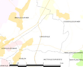 Mapa obce Longueville