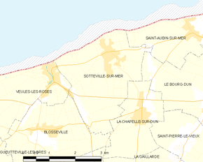 Poziția localității Sotteville-sur-Mer