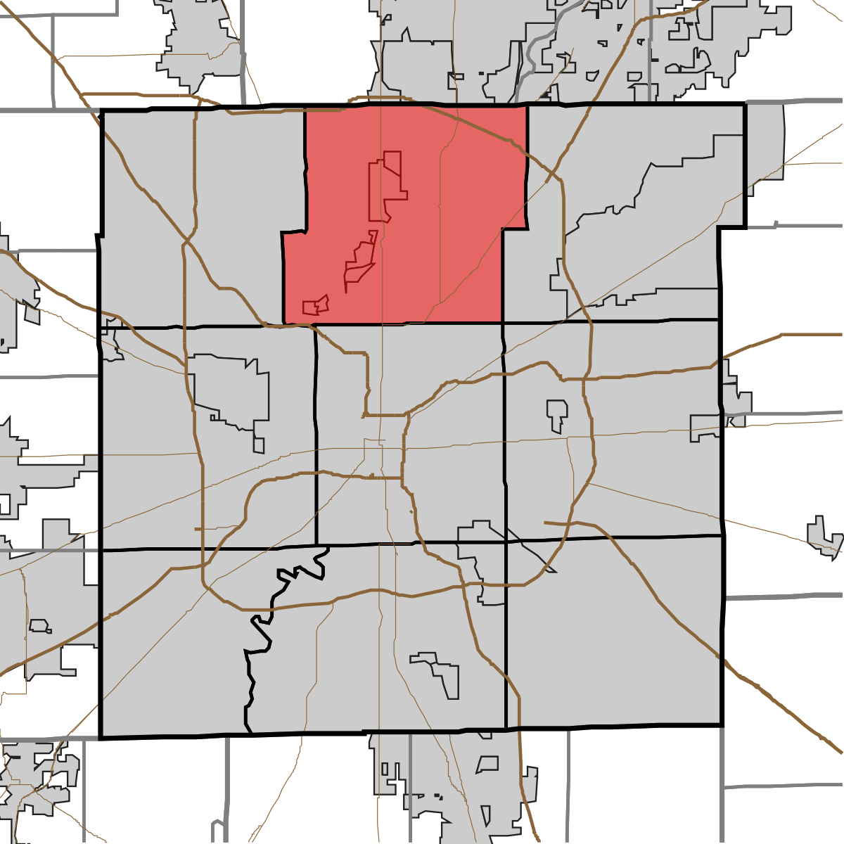 Indianapolis Township Map By Zip Code Washington Township, Marion County, Indiana - Wikipedia