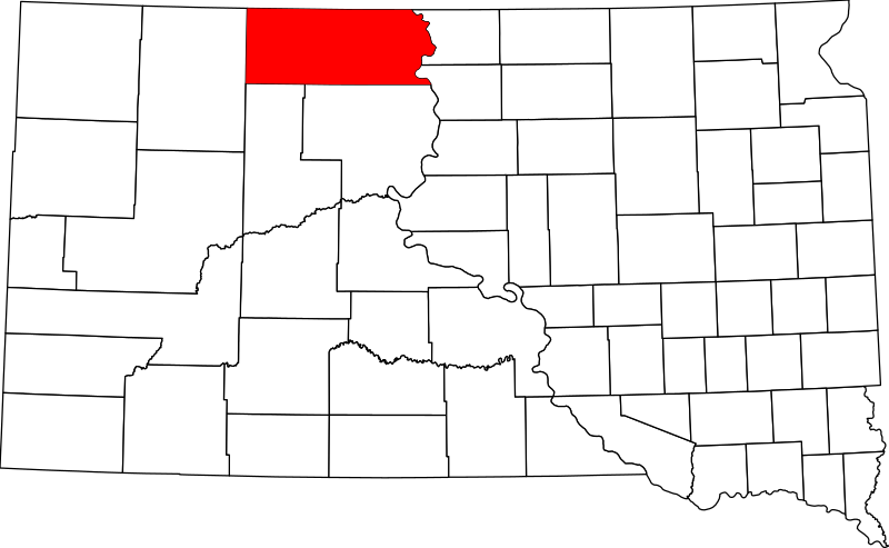 Fil:Map of South Dakota highlighting Corson County.svg