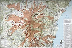 Mappa dei sentieri dell'Etna