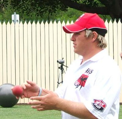 Mark Cosgrove wearing South Australia's training gear