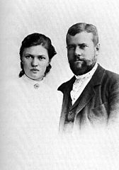 Max Weber et sa femme Marianne en 1893.
