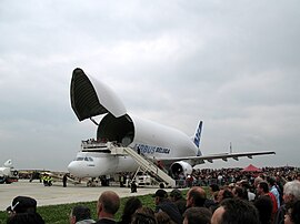 Airbus Beluga no.1 at the Albert – Picardie Airport