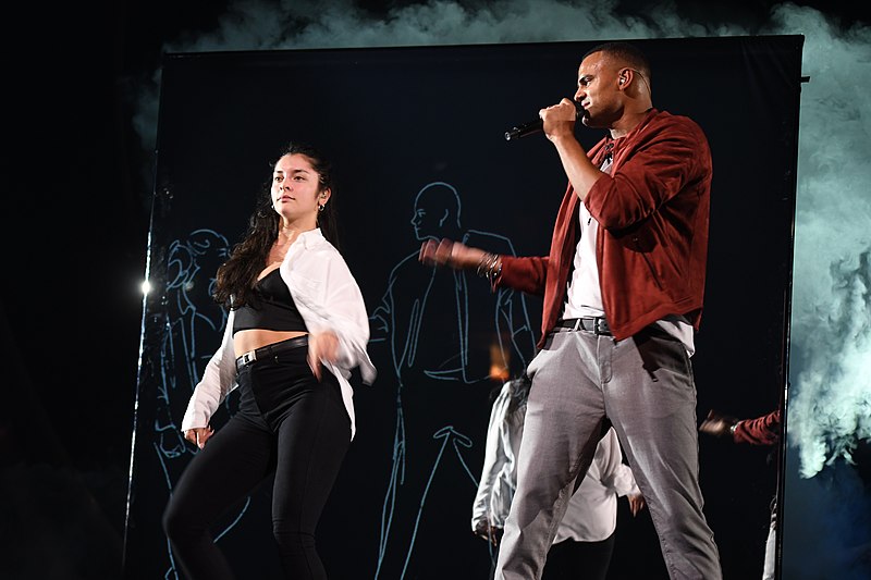 File:Melodifestivalen 2019, deltävling 1, Scandinavium, Göteborg, Mohombi, 14.jpg