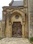 Entrée de l'église.