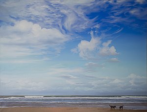 Le Touquet, huile sur toile, 50 × 65 cm, localisation inconnue.