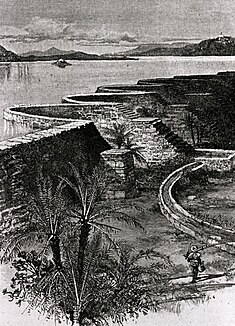 A view from east by J. F. Hurst in 1888 MirAlamTank JFHurst.jpg