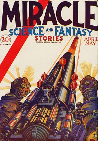 <i>Miracle Science and Fantasy Stories</i> US pulp science fiction magazine