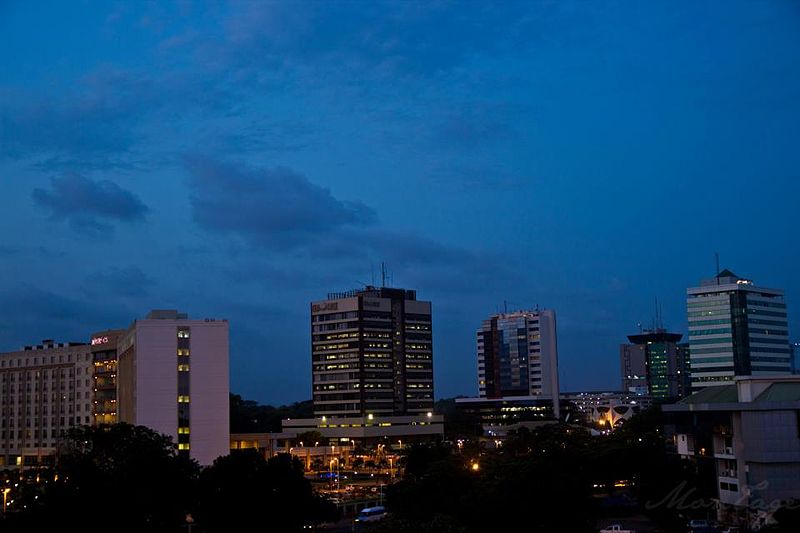 File:Modern Accra Buildings.jpg