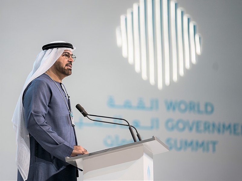 File:Mohammad Al Gergawi delivering the opening address, WGS 2018.jpg