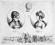 Monsieur and Madame Garnerin (Christoph Haller von Hallerstein, c. 1803)