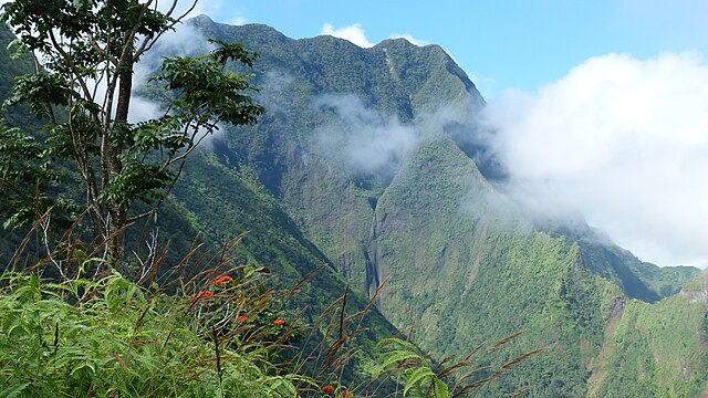 Mount Aorai in northwestern part Tahiti
