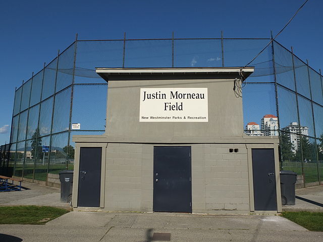 Baseball diamond #5 in Moody Park was named Justin Morneau Field in honor of Morneau on February 2, 2008.