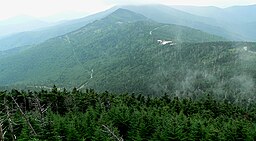 Vy från Mount Mitchell