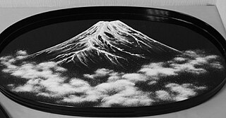 <i>Bonseki</i> Japanese art form using sand and small rocks