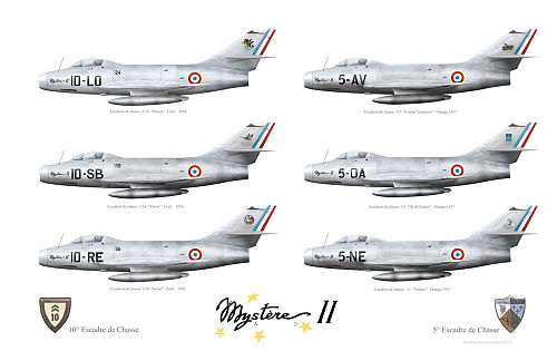 Mystère II ВВС Франции