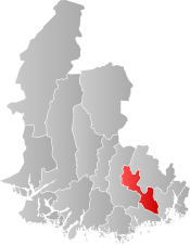 Songdalen в рамките на Vest-Agder