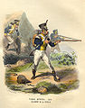 Żołnierz Legii Nadwiślańskiej w 1810