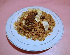 Nasi goreng kambing (goat meat fried rice) Kebon Sirih