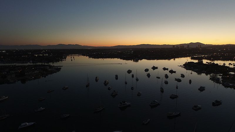 File:Newport Harbor Aerial Sunrise photo D Ramey Logan.jpg