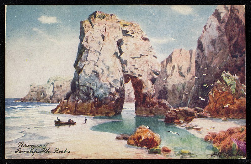 File:Newquay. Perranporth Rocks (NBY 441489).jpg