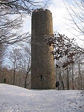 Uitzichttoren op de heuvel Nonnenstein