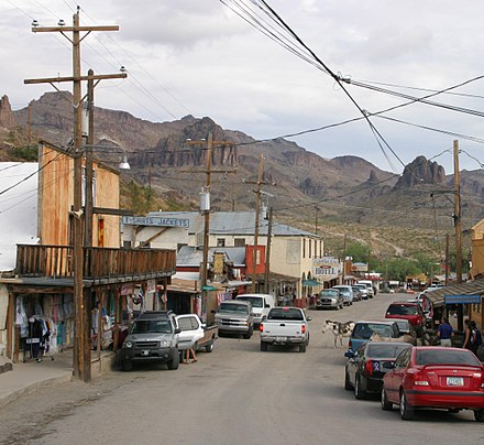 Downtown Oatman.