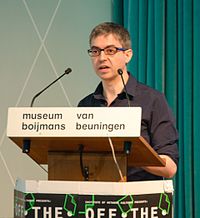 Ludovico speaking in 2014. Off the press (14241082322) (cropped).jpg