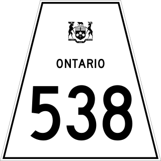 <span class="mw-page-title-main">Ontario Highway 538</span> Ontario provincial highway