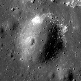 Снимок зонда Lunar Reconnaissance Orbiter