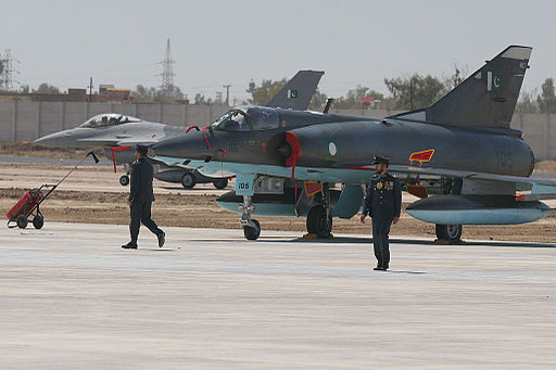 PAF Dassault Mirage reconnaissance variant with F-16C Block 52+