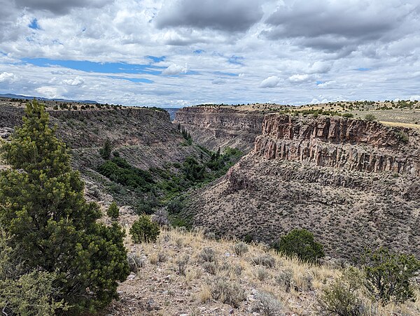 Rio Grande Gorge in Central New Mexico