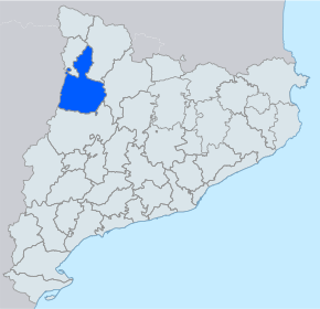 Poziția localității Pallars Jussà