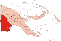 Localização de Província Ocidental