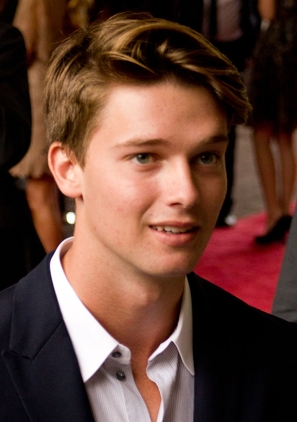 Patrick Schwarzenegger (pictured) served as a guest in the music video, playing Grande's love interest (Romeo).