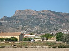 View of Pena Rubia mountain in Lorca, the town where the 87th Mixed Brigade was established in 1937. Pena Rubia - panoramio.jpg